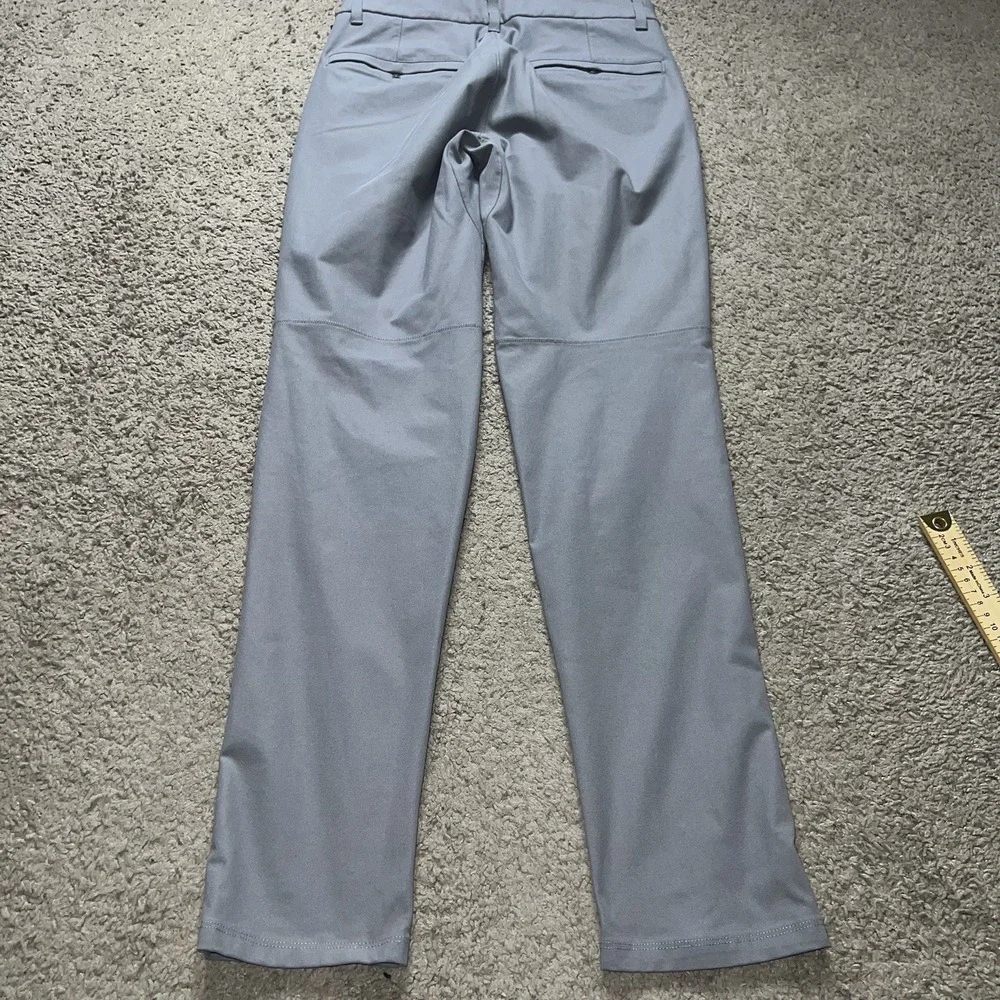 Lululemon ABC Slim Fit 5 Pocket Pant Mens 28 Gray Utilitech Tapered Leg